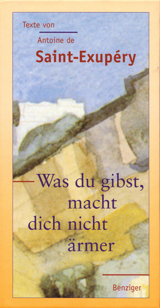 Was du gibst, macht dich nicht ärmer : eine Anthologie