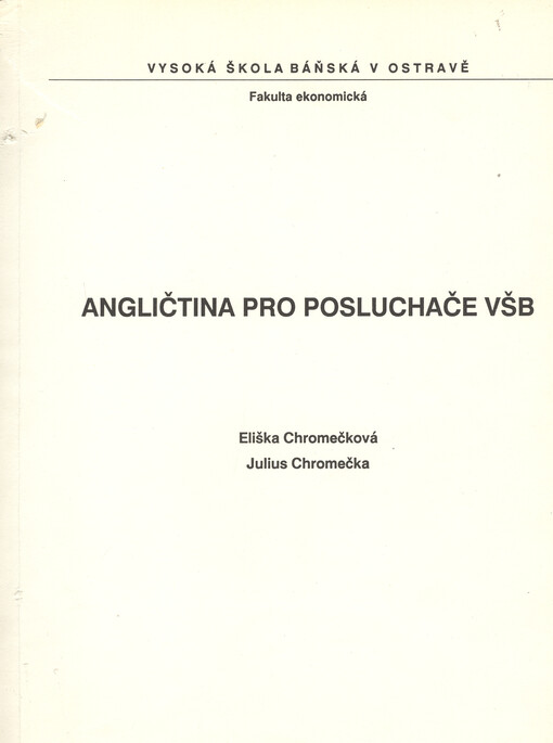 Angličtina pro posluchače VŠB