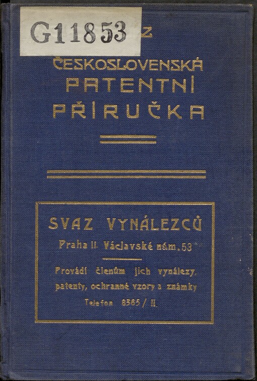 Československá patentní příručka