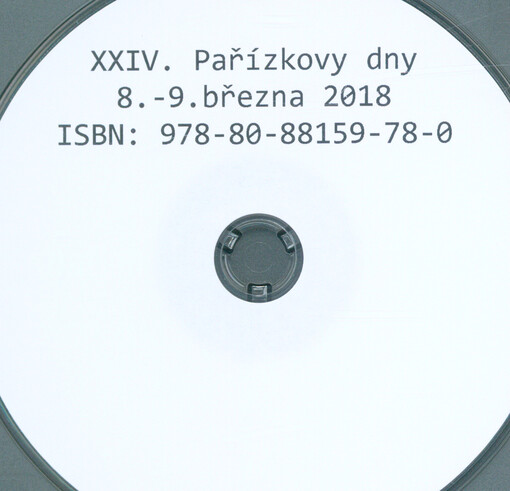 XXIV. Pařízkovy dny : 8.-9. března 2018