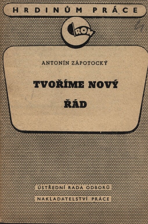 Tvoříme nový řád