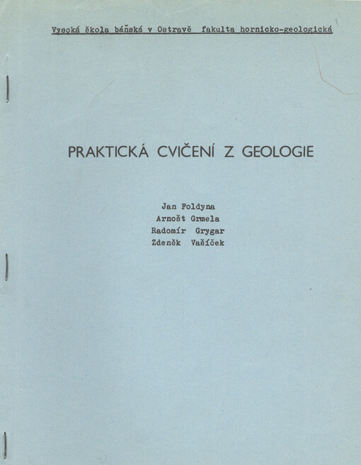 Praktická cvičení z geologie
