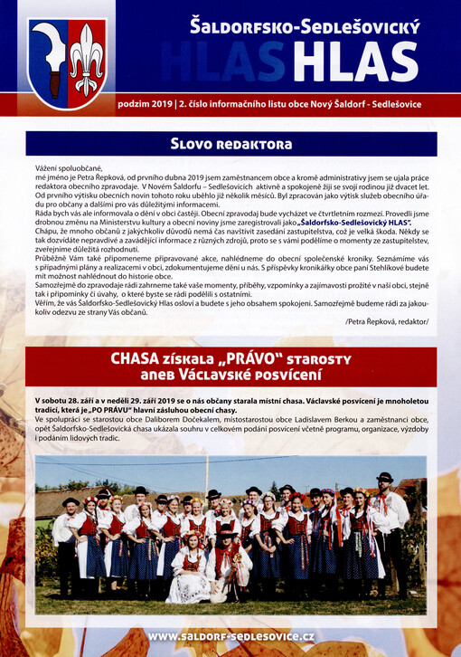 Šaldorfsko-sedlešovický hlas