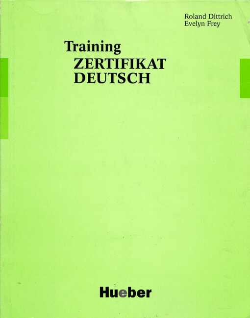 Training. Zertifikat Deutsch