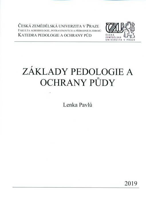Základy pedologie a ochrany půdy