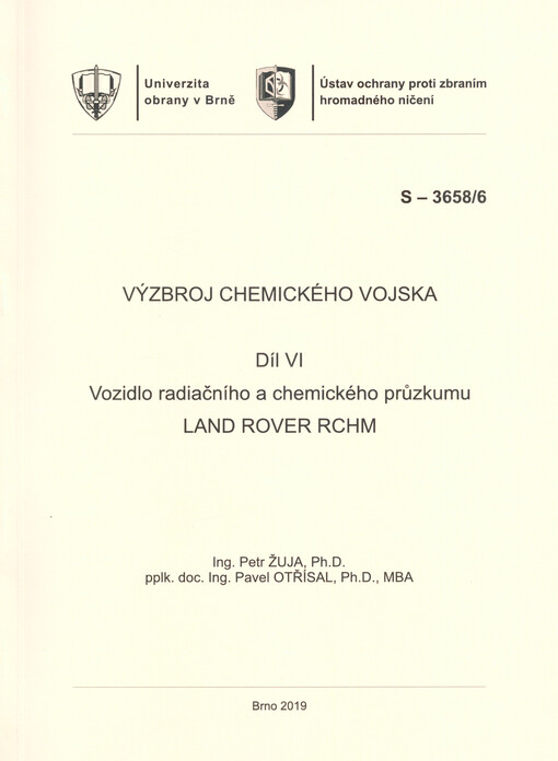 Výzbroj chemického vojska. Díl VI, Vozidlo radiačního a chemického průzkumu LAND ROVER RCHM