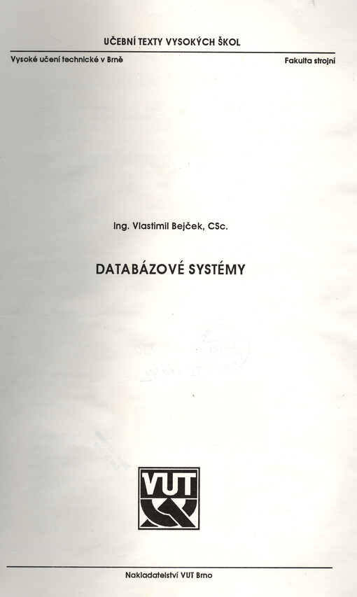 Databázové systémy