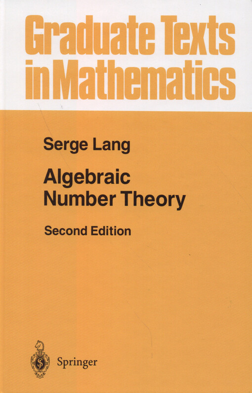 Algebraic number theory