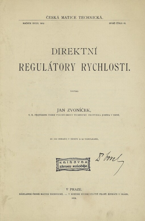 Direktní regulátory rychlosti