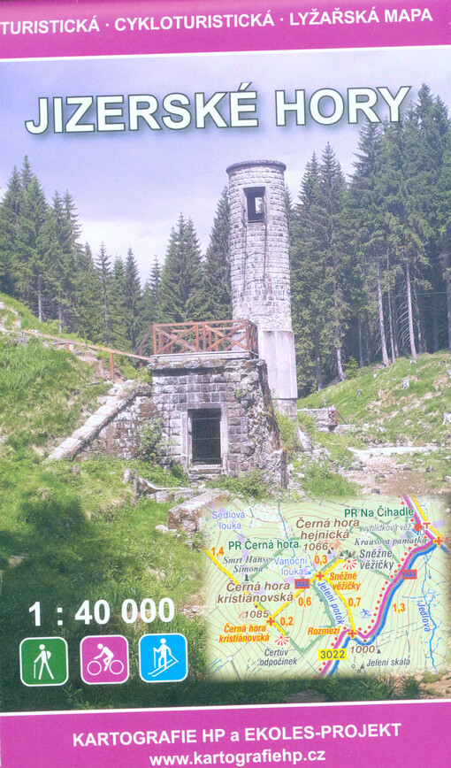 Jizerské hory : turistická, cykloturistická, lyžařská mapa