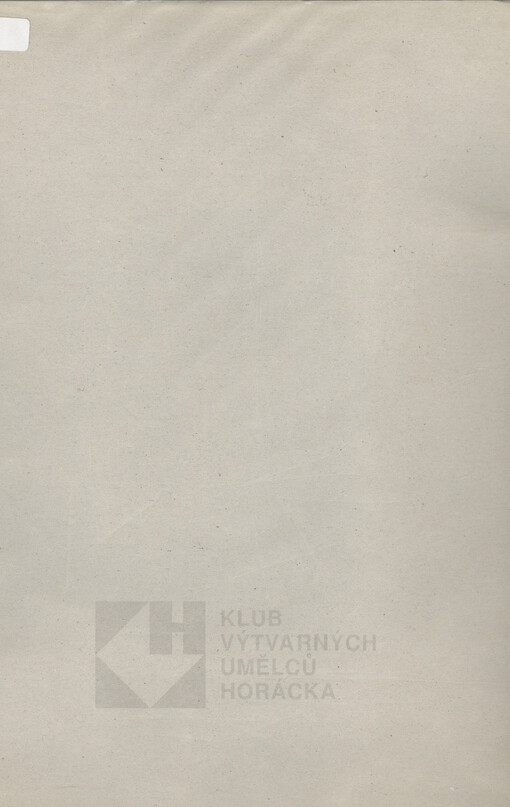 Klub výtvarných umělců Horácka (KVUH) Unie výtvarných umělců České republiky