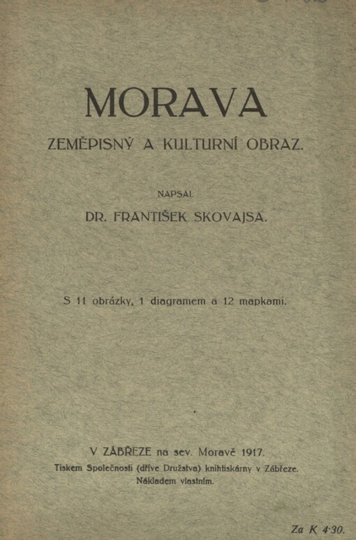 Morava :zeměpisný a kulturní obraz