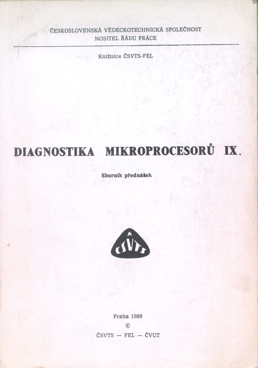 Diagnostika mikroprocesorů.IX
