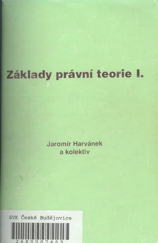 Základy právní teorie I