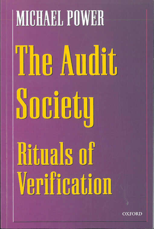 The audit society : rituals of verification