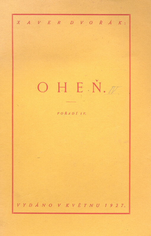 Oheň. [Pořadí IV.]