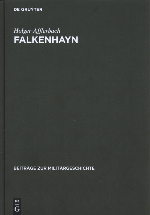 Falkenhayn : politisches Denken und Handeln im Kaiserreich