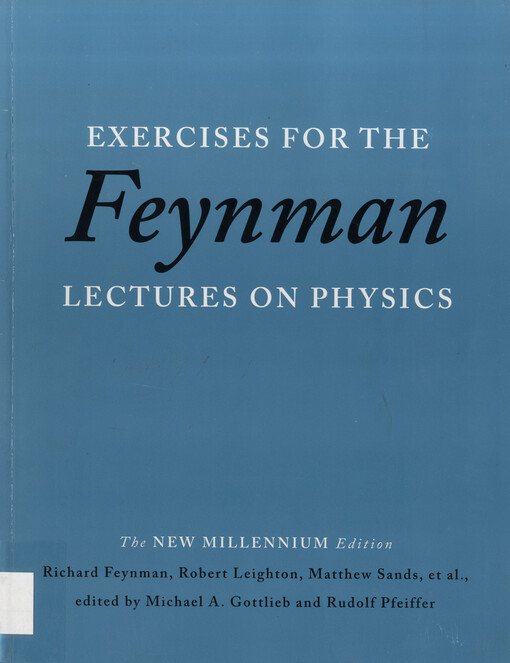 Exercises for the Feynman lectures on physics