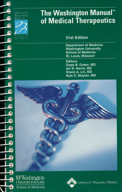 The Washington manual of medical therapeutics