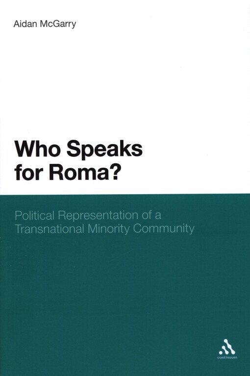 Who speaks for Roma? :political representation of a transnational minority community