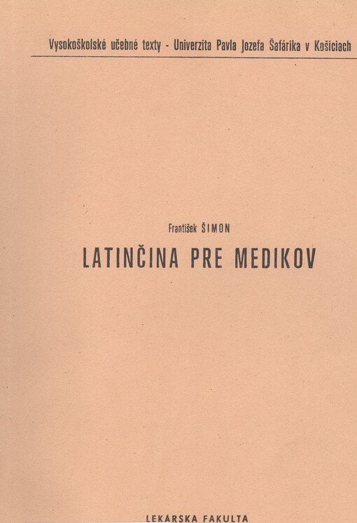 Latinčina pre medikov