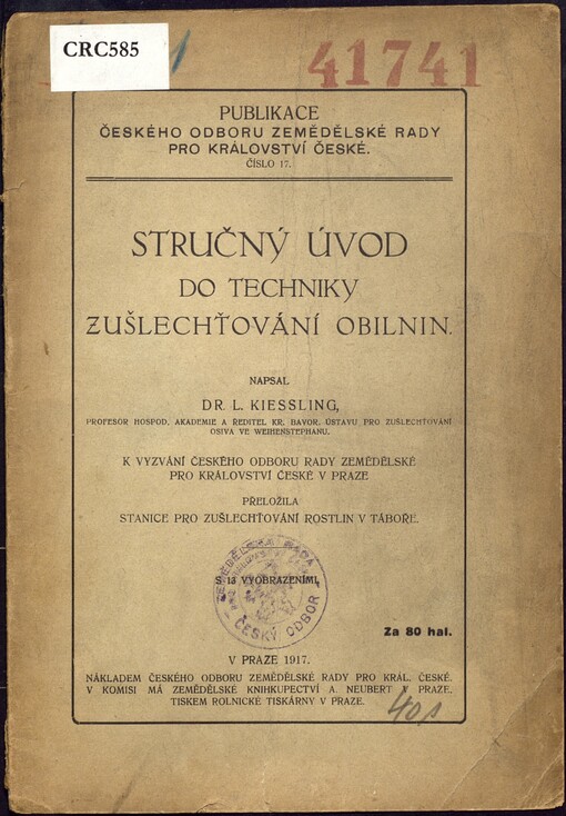 Stručný úvod do techniky zušlechťování obilnin