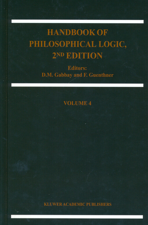 Handbook of philosophical logic
