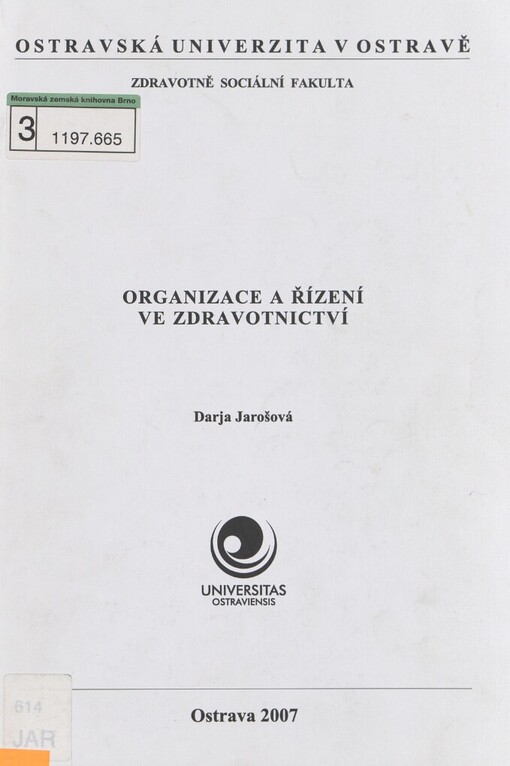 Organizace a řízení ve zdravotnictví
