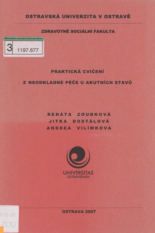 Praktická cvičení z neodkladné péče u akutních stavů