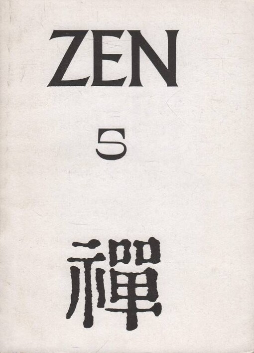 Zen : [antologie zen-buddhismu], Svazek 5