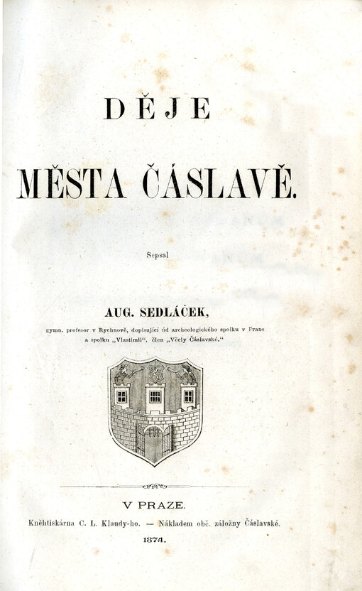 Děje města Čáslavě