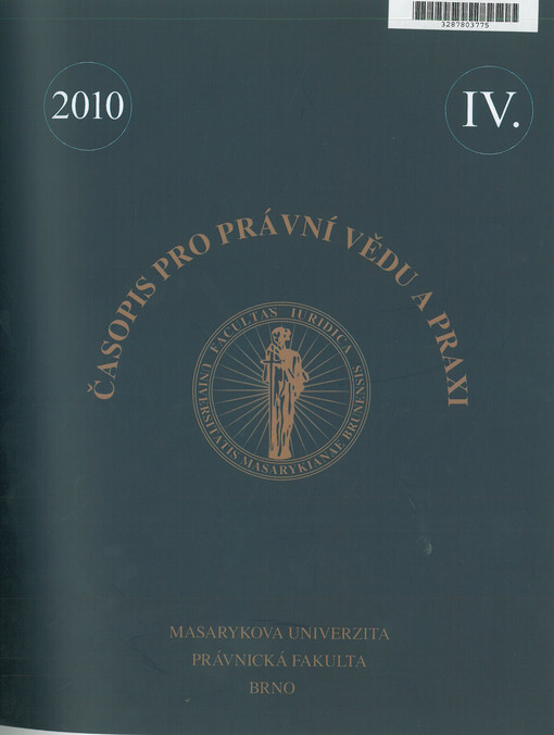 Časopis pro právní vědu a praxi