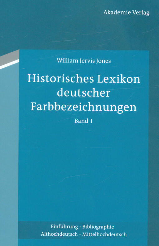 Historisches Lexikon deutscher Farbbezeichnungen