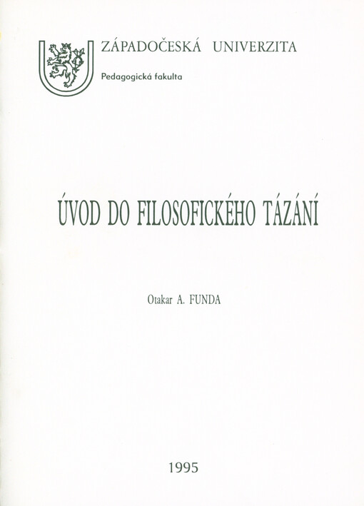 Úvod do filosofického tázání