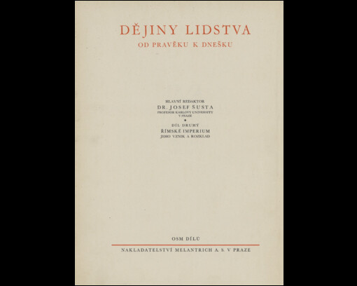 Dějiny lidstva od pravěku k dnešku