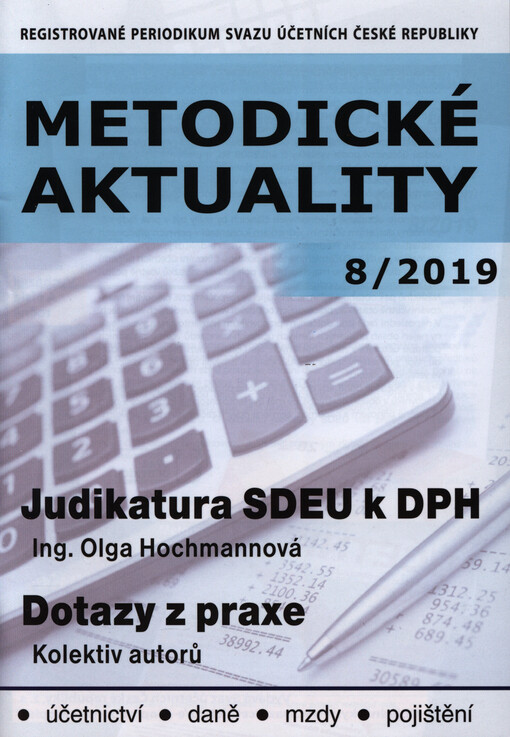 Judikatura SDEU k DPH