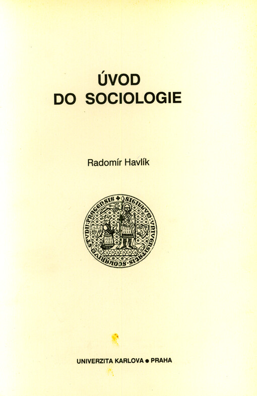 Úvod do sociologie