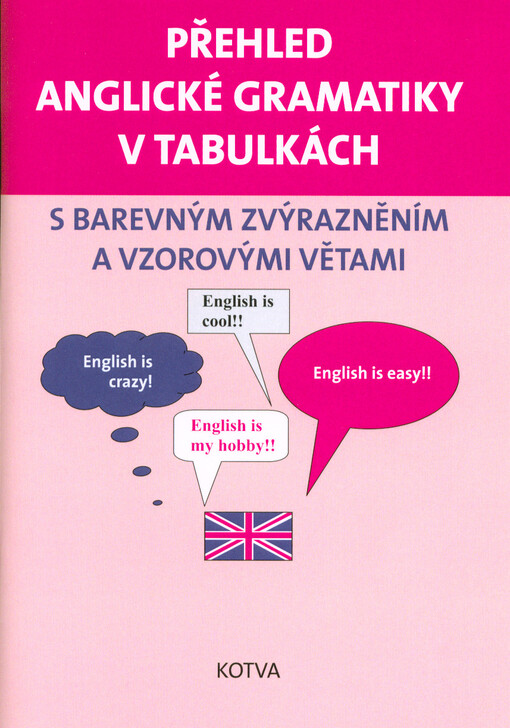 Přehled anglické gramatiky v tabulkách : s barevným zvýrazněním a vzorovými větami