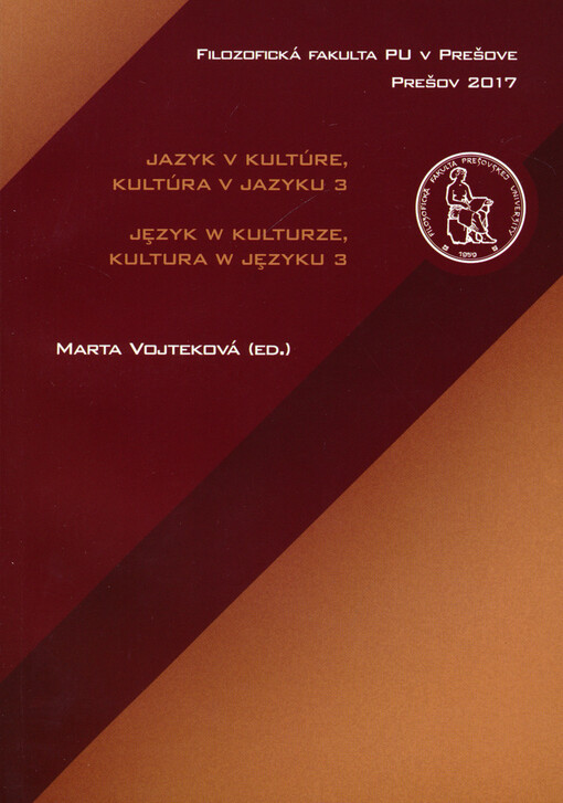 Jazyk v kultúre, kultúra v jazyku 3 = Język w kulturze, kultura w języku 3