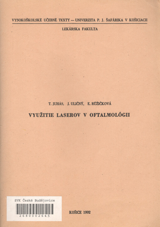 Využitie laserov v oftalmológii