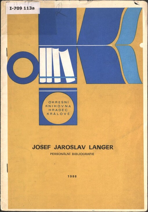 Josef Jaroslav Langer: personální bibliografie k 180. výročí narození a 140. výročí úmrtí
