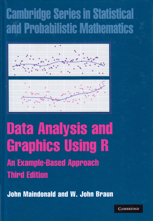 Data analysis and graphics using R : an example - based approach