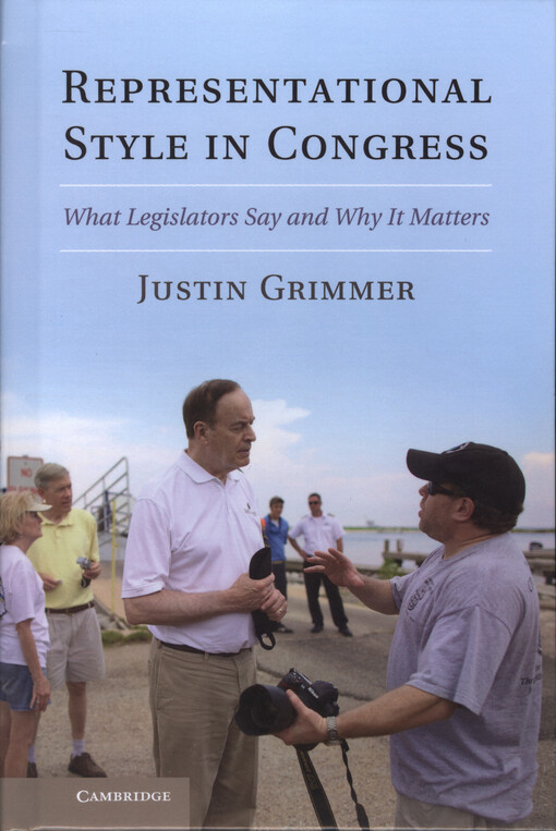 Representational style in Congress : what legislators say and why it matters