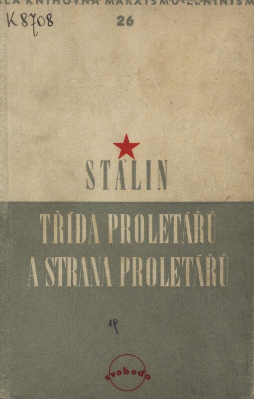 Třída proletářů a strana proletářů