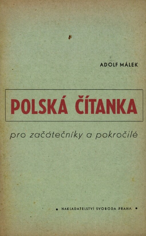 Polská čítanka pro začátečníky a pokročilé