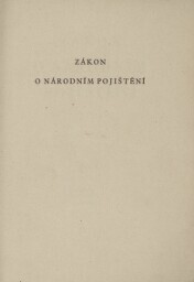 Zákon o národním pojištění