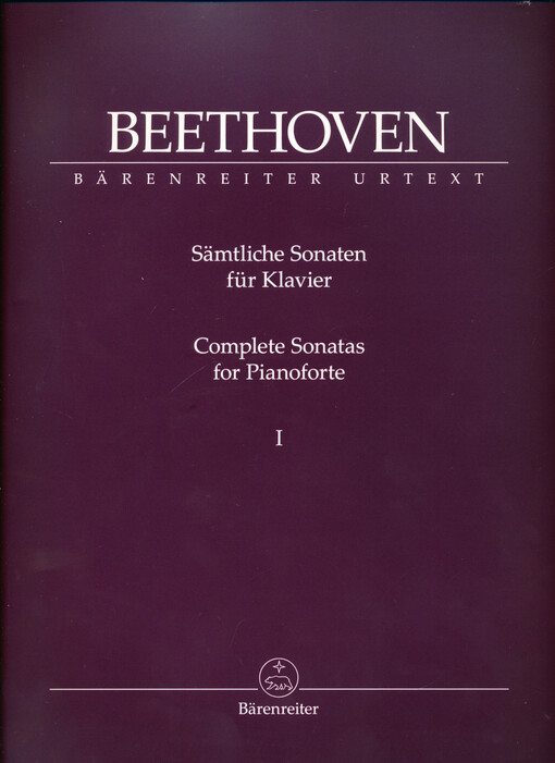 Sämtliche Sonaten für Klavier = Complete sonatas for pianoforte. I