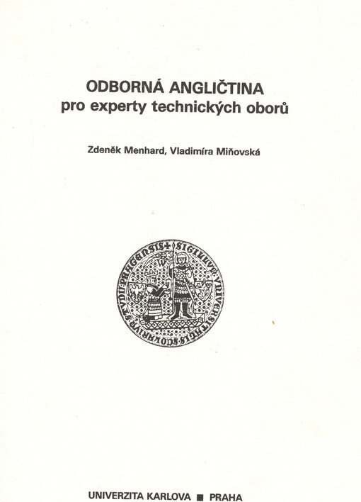 Odborná angličtina pro experty technických oborů