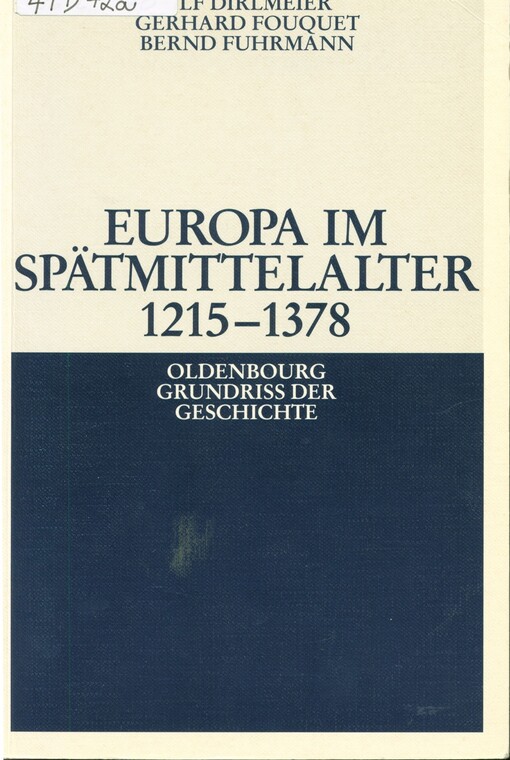 Europa im spätmittelalter 1215-1378