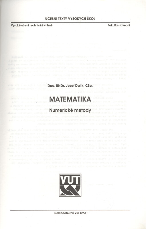 Matematika : numerické hodnoty